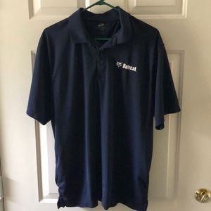 Navy Blue Dri Fit Bobcat shirt